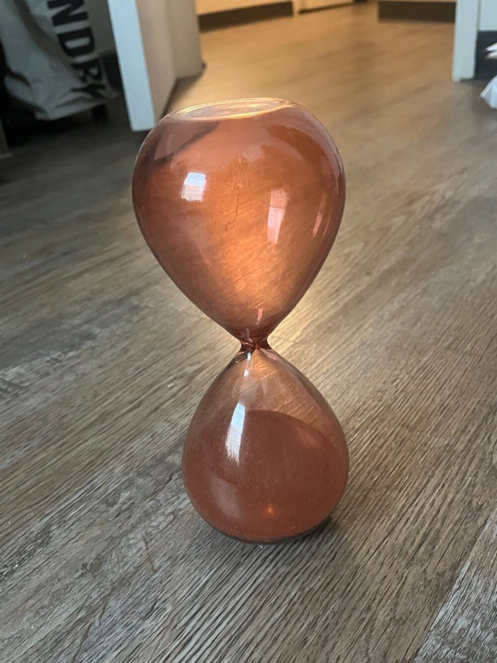 The Container Store 30-Minute Hourglass Timer - Terracotta Orange